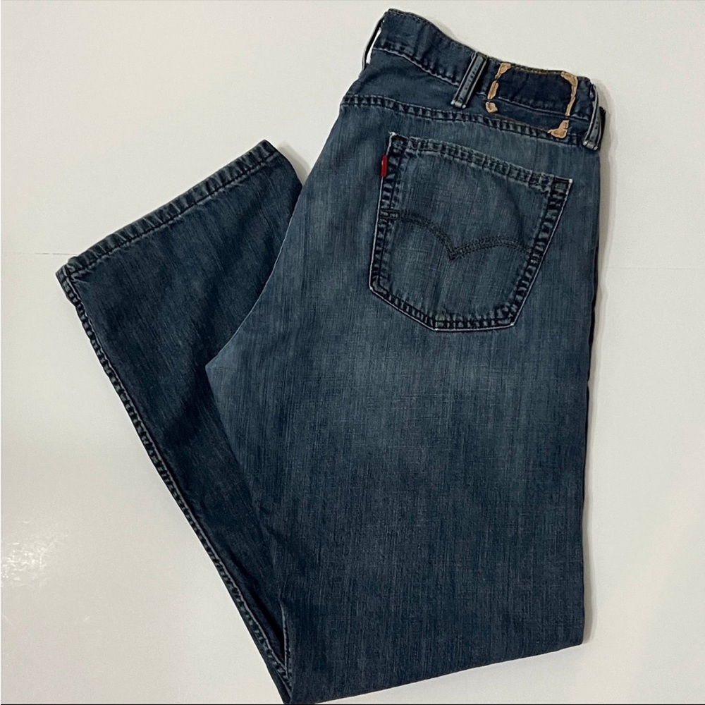 Mens 2008-2013 Era Blank Red Tag 514 Straight Fit Jeans